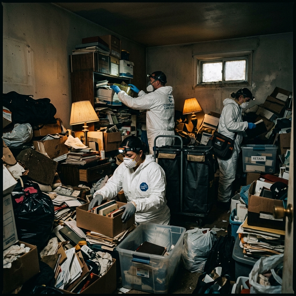 Hoarding Cleanup professionals responding to emergency in Hartford, CT - Ergon Restoration